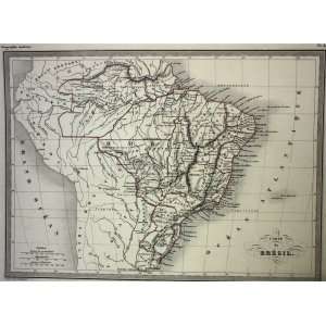  VA Malte Brun Map of Brazil (1861)