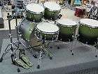 Crush Drum Set Sublime Tour Maple 6pc 24 Rock Drum Kit Military Green 