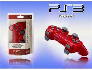   Red SIXAXIS DualShock Wireless Bluetooth Game Controller for Sony PS3