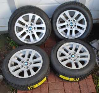 OEM 16 BMW 3 Series Wheels w/ set of 5 NEW Dunlop BridgestoneTires 