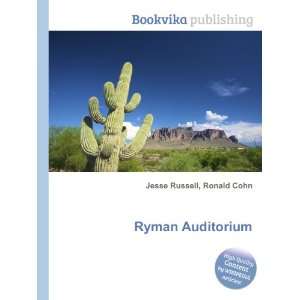  Ryman Auditorium Ronald Cohn Jesse Russell Books