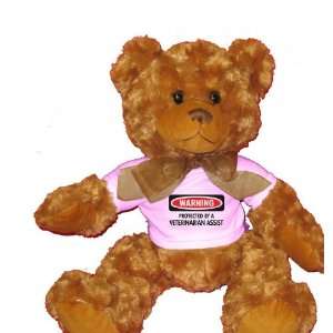  WARNING PROTECTED BY A VETERINARIAN ASSIST Plush Teddy 