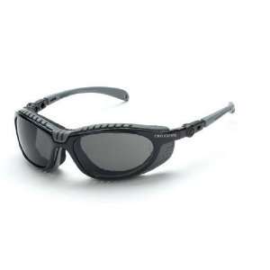  Crossfire 2561AF Predator Foam Lined Black Frame Safety Sunglasses 