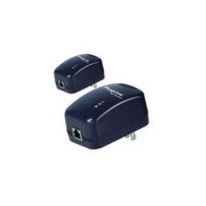  Asoka Pluglink 9650 85mbps Ethernet Adapter 2pc LOT Pair 