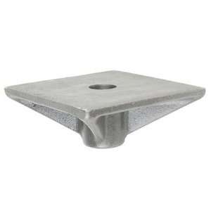   Hex with 1 Inch by 12 Inch Tampering Plate Shank