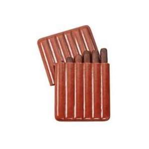  Breis 6 Cigar Leather Travel Case   Holds 6 Cigars