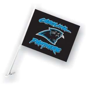  NFL Carolina Panthers 11x14 Car Flags with Bracket ( Set 