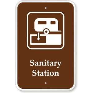  Sanitary Station (with Graphic) High Intensity Grade Sign 