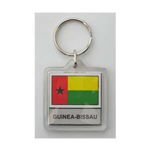  Guinea Bissau   Country Lucite Key Rings Patio, Lawn 