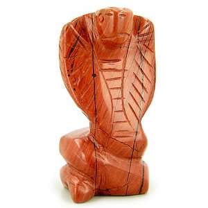  Will Power Talisman Red Jasper Cobra Gemstone Carving 