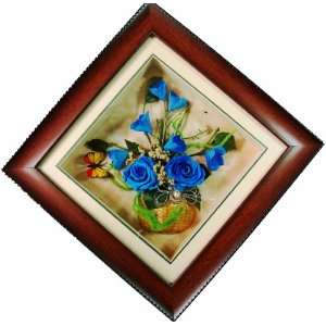  Floral Tale 3D Handcrafted Floral Painting (Preserved Real 