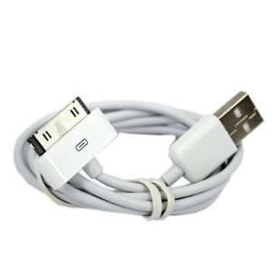  Apple iPad Data Sync & Charging Cable for USB   White 
