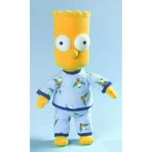    Russ Berrie Plush 12 Inch Bart Simpson In Pajamas Toys & Games
