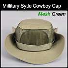 COWBOY HAT Skin Protection Luxury Mesh CAMO Green M22