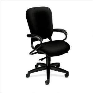 4700 Mobius Task Seating High Back Swivel Chair, Raven Poly/Acrylic 