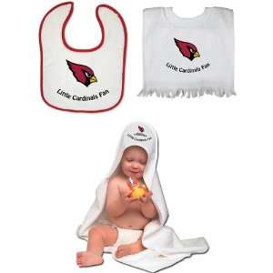  Mcarthur Arizona Cardinals Toddler Bib And Bath Set 
