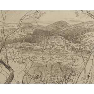   Lear   24 x 18 inches   View Of Taggia, Liguria, Italy