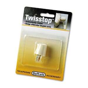   ® Twisstop Rotating Phone Cord Detangler, Ivory