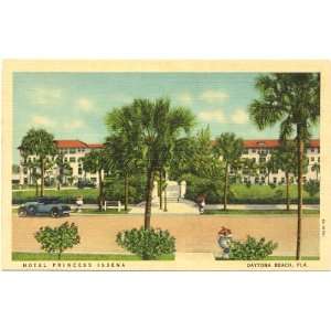   Postcard Hotel Princess Issena Daytona Beach Florida 