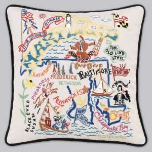  Maryland State Pillow by Catstudio