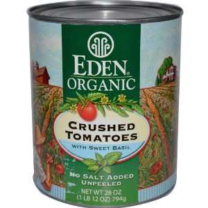 Organic Crushed Tomatoes with Sweet Basil, 28 oz (794 g)  