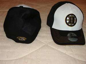 Boston Bruins New Era Hat Cap 39Thirty S/M Deboss NHL  