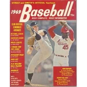   Baseball Magazine 1969 Bob Gibson and Denny McLain