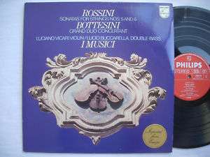 MUSICI / ROSSINI & BOTTESINI Double Bass & Violin / Philips Holland 