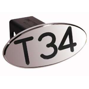  T34   Aviation Series   Black   Oval   2 BIllet Hitch 