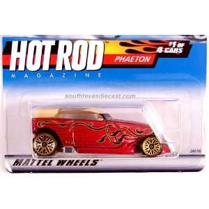  HOT ROD MAGAZINE PHAETON RED 164 Scale Die Cast Car #1 of 4 #005