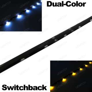 20 Side Glow White/Amber Switchback LED Strip Lights  