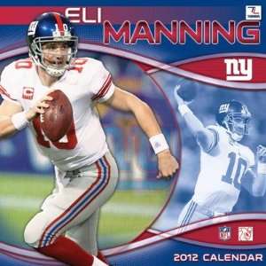  NFL New York Giants Eli Manning 2012 Wall Calendar