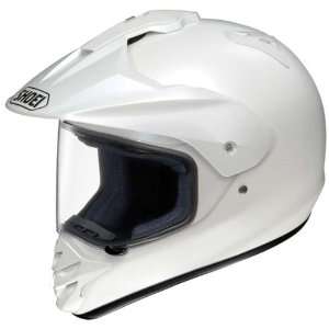 Shoei Metallic Hornet DS Dirt Bike Motorcycle Helmet   Crystal White 