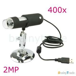 2MP USB Digital Microscope Endoscope Magnifier 20 200X  