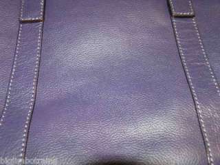 New Jack Spade Supply Purple Leather Briefcase NWT   