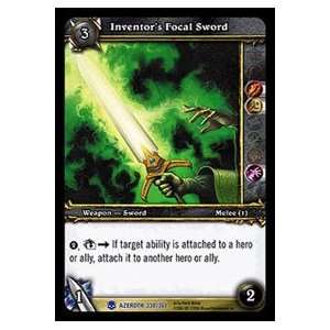   Inventors Focal Sword   Heroes of Azeroth   Rare [Toy] Toys & Games