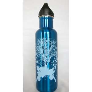  Goth Ink Blot Horse Stainless Steel Water Bottle Electric 
