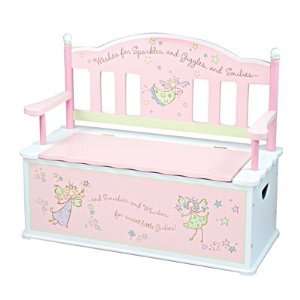  Fairy Wishes Bench Seat w/ Storage By Levels of Discovery 