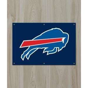  Buffalo Bills Applique Embroidered Fan Wall Banner 3ft X 