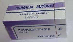 Suture Polyglactin 910,PGA,PDS,Polyglucolic acid 2/0  