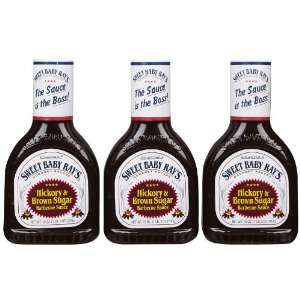 Sweet Baby Rays Hickory BBQ Sauce, 18 oz, 3 Pack   3 pk.  