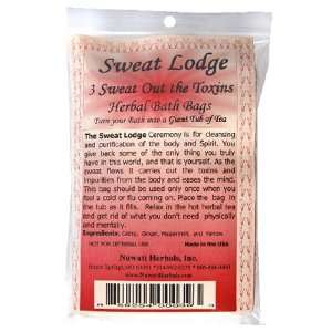  Nuwati Herbals Sweat Lodge Bath Bag, 3 Pack Health 