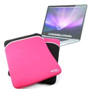  DURAGADGET Water Resistant Reversible Black & Pink Laptop 