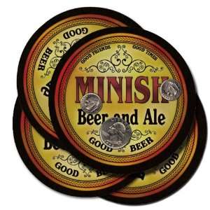  MINISH Family Name Beer & Ale Coasters 
