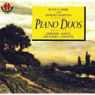 Piano Duos by Blanca Uribe and Harold Martina, Claude Debussy, Manuel 