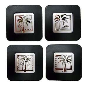  Hawaiian Island style Palm Tree Table Coasters Kitchen 