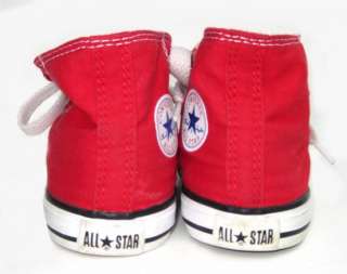   Classic Red Baby Toddler Boys Girls Shoes Sneakers 5 High Tops  