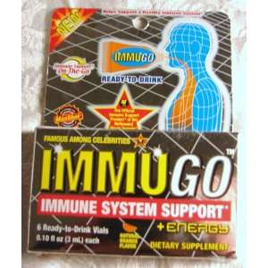  ImmuGO Immune System Support + Energy   6 Ready to Drink 