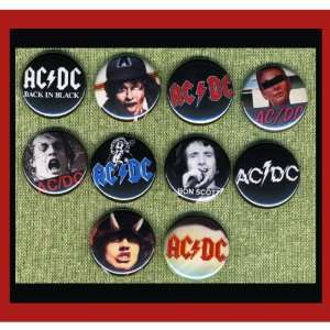  AC/DC 1 inch buttons or medallions or magnets Everything 
