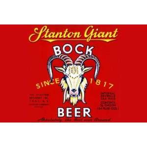  Exclusive By Buyenlarge Stanton Giant Bock Beer 28x42 